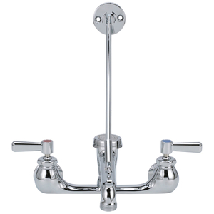 ZZ842M1XL Wall Mounted Commercial Bathroom Sink Faucet - Chrome ZZ842M1XL Wall Mounted Commercial Bathroom Sink Faucet - Chrome