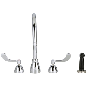ZZ831C4XLHS 8" Widespread Commercial Bathroom Sink Faucet - Chrome