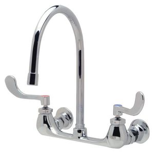 ZZ842C4XL 8" Widespread Commercial Bathroom Sink Faucet - Chrome ZZ842C4XL 8" Widespread Commercial Bathroom Sink Faucet - Chrome